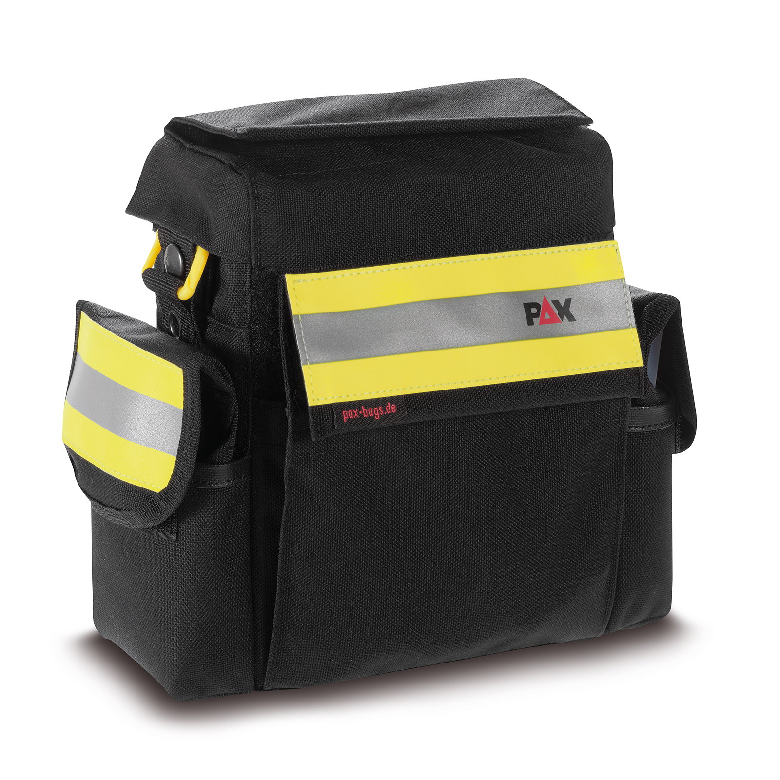PAX Brandfluchthaubenholster XL PAX Guard+ in der Farbe schwarz, geschlossen.