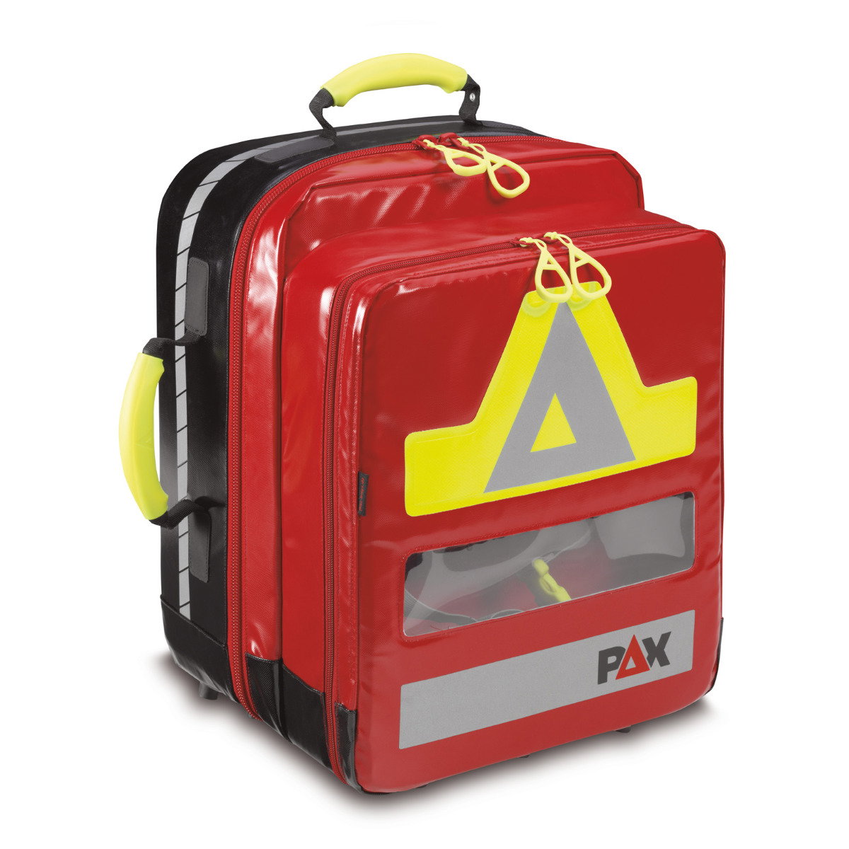 PAX Sanitätsrucksack Feldberg AED  Frontansicht Farbe rot,PAX Sanitätsrucksack Feldberg AED  Rückansicht Farbe rot PAX-Plane,PAX Sanitätsrucksack Feldberg AED  Frontansicht geöffnet Farbe rot ,PAX Sanitätsrucksack Feldberg AED  Frontansicht Farbe rot geöf