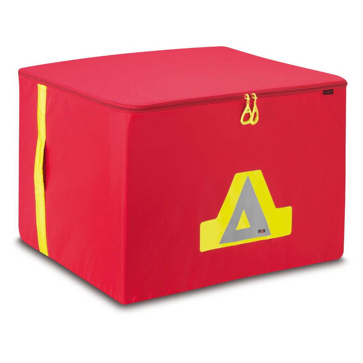 PAX Deckentasche in der Farbe rot. Viel Volumen zur Verlastung von Material. 