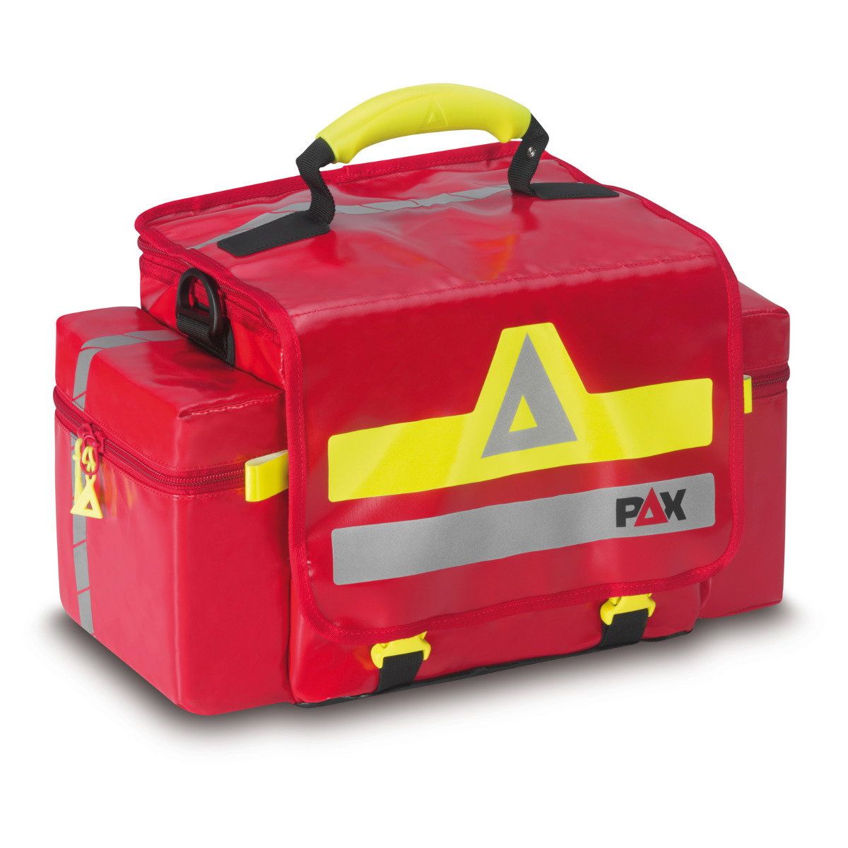 PAX First Responder - 2019, Frontansicht, Farbe rot, Material PAX Plan, geschlossene Tasche.