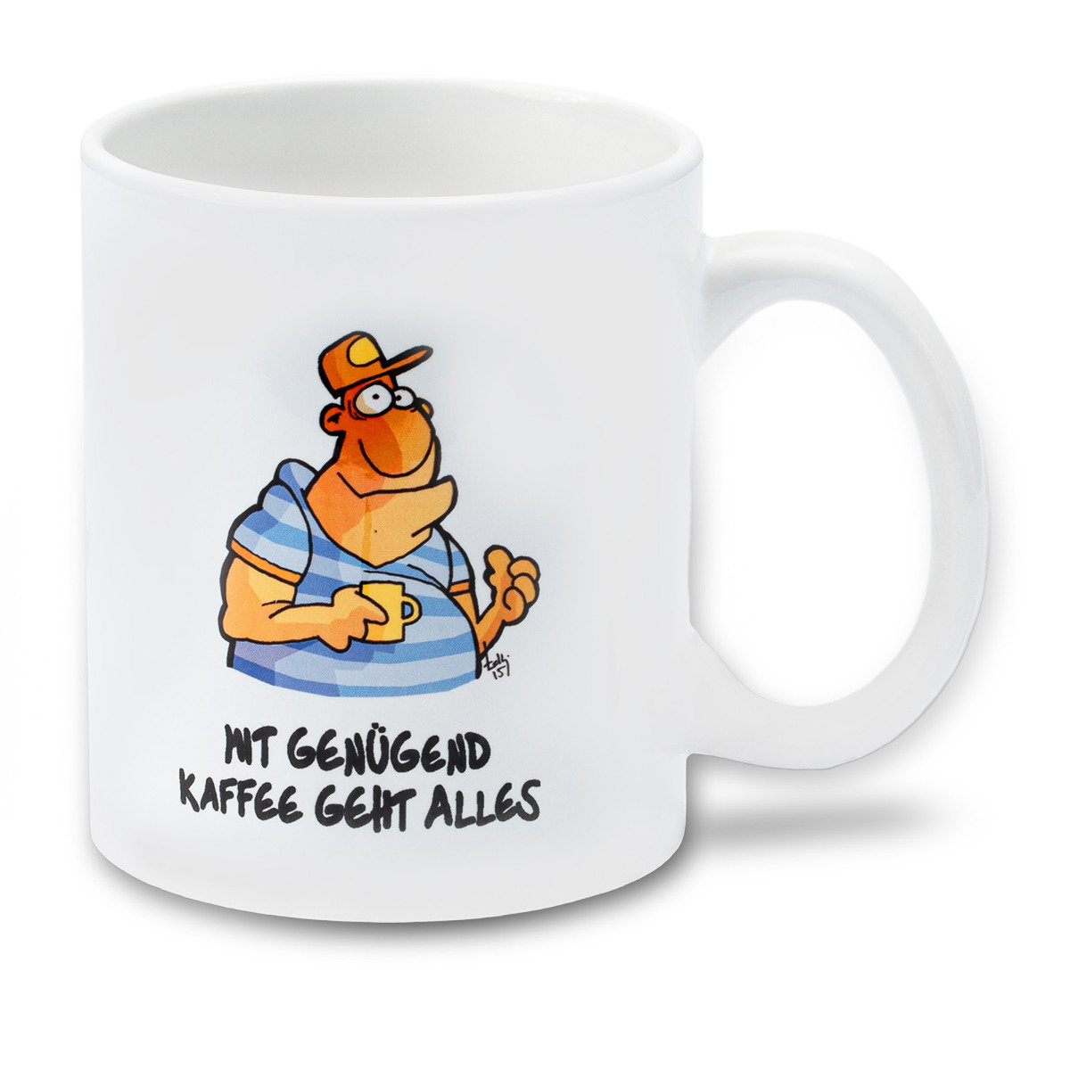 MEDI-LEARN Cartoon-Tasse Genügend Kaffee, ca. 300 ML 