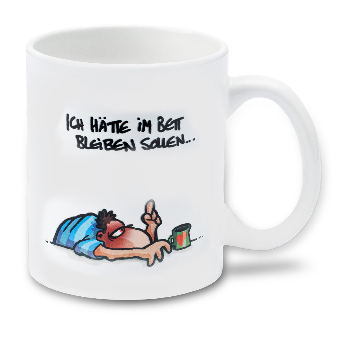 MEDI-Learn PAX Cartoon-Tasse Ich hätte im Bett bleiben sollen