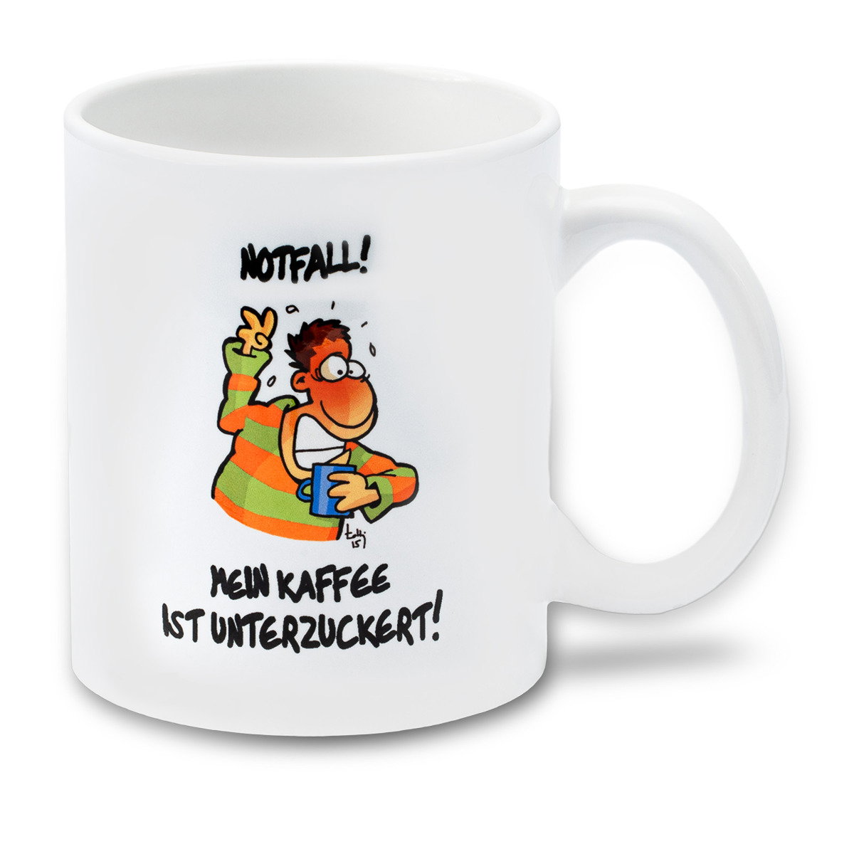 PAX MEDI-Learn Cartoon Tasse Kaffee unterzuckert
