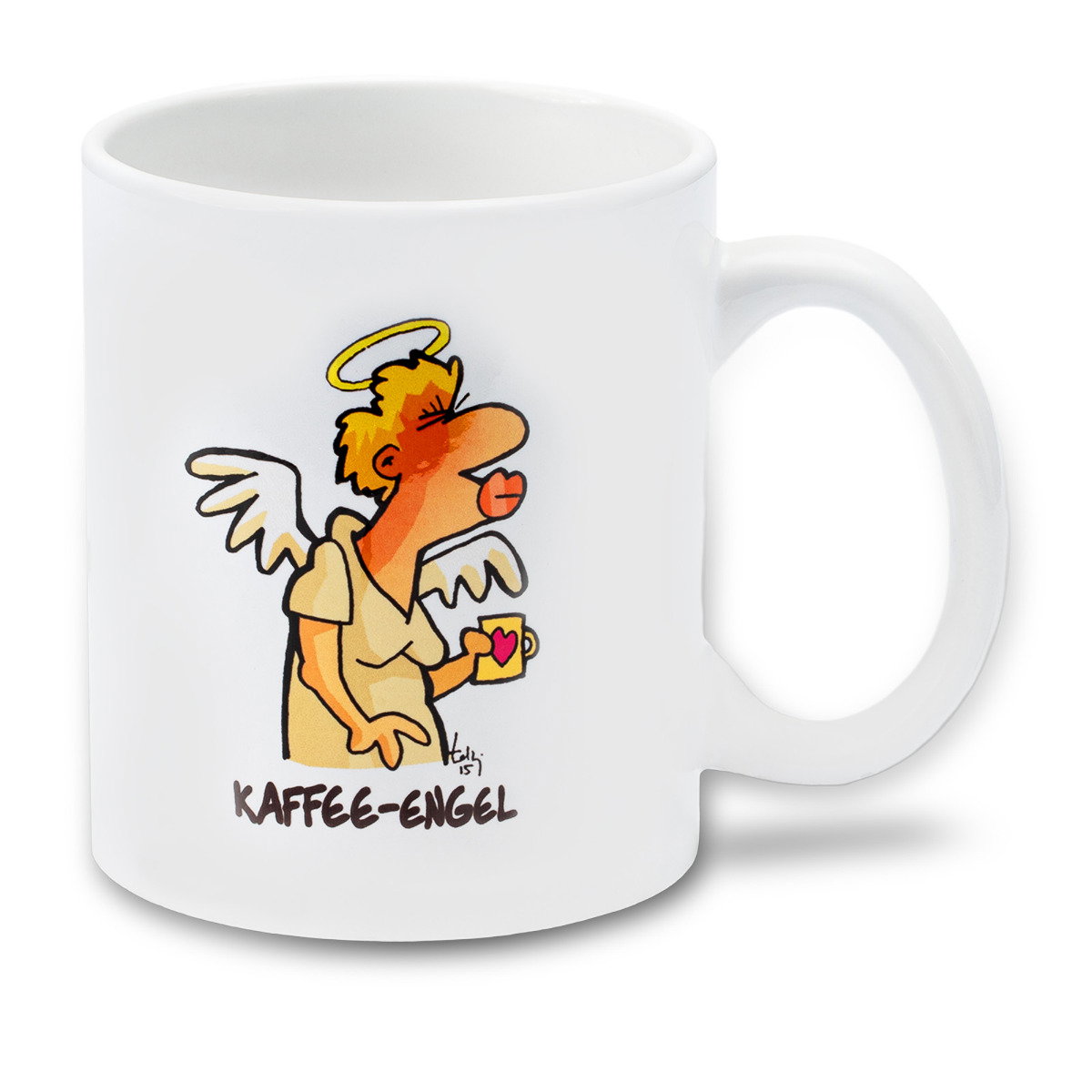 PAX MEDI-Learn Cartoon Tasse Kaffee-Engel