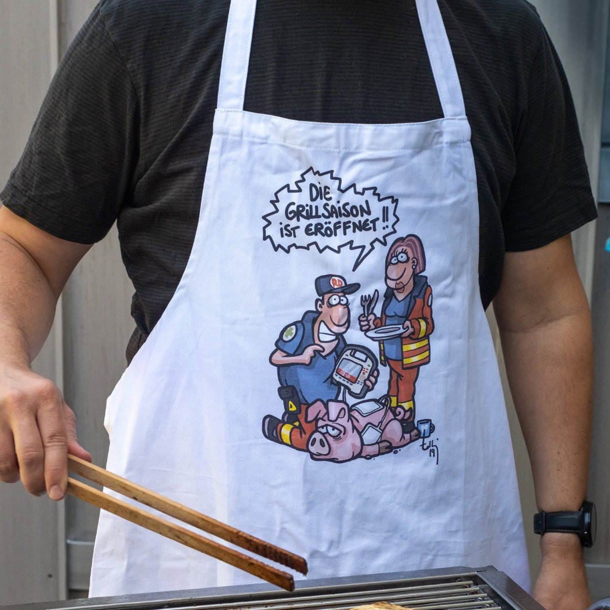 Grillschürze
